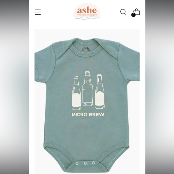 Micro Brew baby onesie body suit - Picture 5 of 5